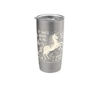 Unicornio "Believe in you" Alicia en el país de las maravillas Vaso térmico de acero inoxidable de doble pared