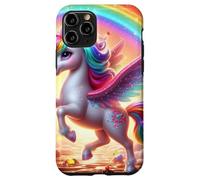 Unicornio caprichoso en una Aventura de Candyland Carcasa para iPhone 11 Pro