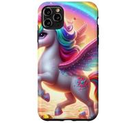 Unicornio caprichoso en una Aventura de Candyland Carcasa para iPhone 11 Pro MAX