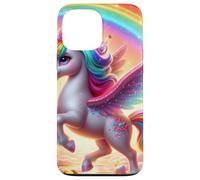 Unicornio caprichoso en una Aventura de Candyland Carcasa para iPhone 13 Pro MAX