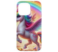 Unicornio caprichoso en una Aventura de Candyland Carcasa para iPhone 14 Pro MAX