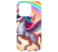 Unicornio caprichoso en una Aventura de Candyland Carcasa para iPhone 15 Pro