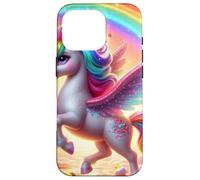 Unicornio caprichoso en una Aventura de Candyland Carcasa para iPhone 16 Pro