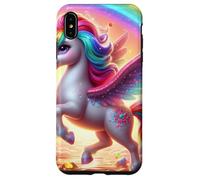 Unicornio caprichoso en una Aventura de Candyland Carcasa para iPhone XS MAX