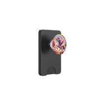 Unicornio caprichoso en una Aventura de Candyland PopSockets PopWallet para MagSafe