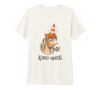 Unicornio Casi mágico y Divertido aspirante a Caballo Camiseta Premium