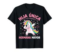 Unicornio Chica Anuncio Embarazo Hermana Mayor Camiseta