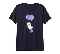 Unicornio cuelga en Globo Camiseta Premium