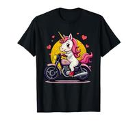 Unicornio de Born To Bike I Moto Fan Biker Fun Camiseta