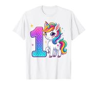 Unicornio de Primer cumpleaños para niñas, un Lindo niño de 1 año Camiseta