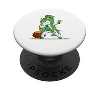 Unicornio del Día de San Paticks PopSockets PopGrip Adhesivo