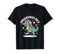 Unicornio Dinosaurio mágico Unisaurus Rex Camiseta gráfica económica, Hombre, Negro, S