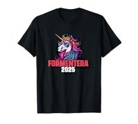 Unicornio Divertido Formentera 2025 Camiseta