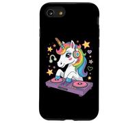 Unicornio Dj Fiesta En Cabina Estrellas Carcasa para iPhone SE (2020) / 7 / 8