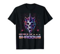 Unicornio en Las Sombras Cráneo Fantasía Oscura Camiseta
