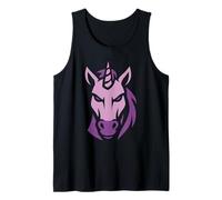 Unicornio en Violeta Camiseta sin Mangas
