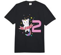 Unicornio Gato de 2º cumpleaños I Am 2 Years Comfort Colors Adult Heavyweight T-Shirt