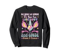 Unicornio Graduación 1er Grado Hola 2do Grado Ultimo Día de Sudadera