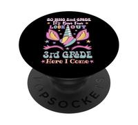 Unicornio Graduación 2do Grado Hola 3er Grado Ultimo Día de PopSockets PopGrip Adhesivo