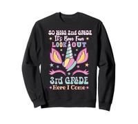 Unicornio Graduación 2do Grado Hola 3er Grado Ultimo Día de Sudadera