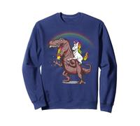 Unicornio gruñón equitación T Rex Dinosaurio niños niñas Adultos Sudadera