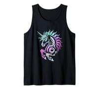 Unicornio Indio Tribal Arte Nativo Americano Camiseta sin Mangas