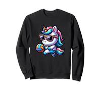 Unicornio Juega Voleibol Con Estilo Sudadera