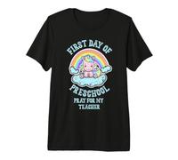 Unicornio Kawaii para el Primer día de Preescolar Camiseta Premium