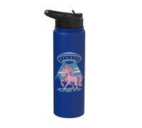 Unicornio loco Ufo Secuestro Teoría de la Conspiración Stainless Steel Insulated Water Bottle