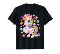 Unicornio mágico Arco Iris Amante de los Animales míticos Lindos Unicornios Camiseta