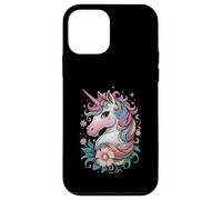 Unicornio mágico con fantasía de pelo arcoíris Carcasa para iPhone 12 mini