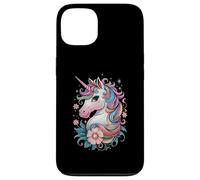 Unicornio mágico con fantasía de pelo arcoíris Carcasa para iPhone 13