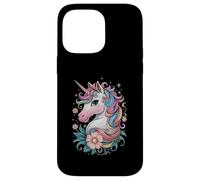 Unicornio mágico con fantasía de pelo arcoíris Carcasa para iPhone 14 Pro Max