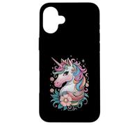 Unicornio mágico con fantasía de pelo arcoíris Carcasa para iPhone 16 Plus