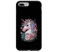 Unicornio mágico con fantasía de pelo arcoíris Carcasa para iPhone 7 Plus/8 Plus