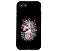 Unicornio mágico con fantasía de pelo arcoíris Carcasa para iPhone SE (2020) / 7 / 8