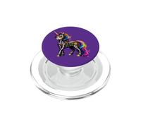 Unicornio Mexicano Calavera Viva México Chica Fiesta PopSockets PopGrip para MagSafe