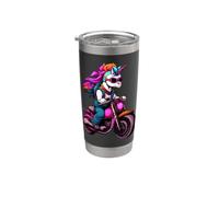 Unicornio motocicleta Vaso térmico de acero inoxidable de doble pared