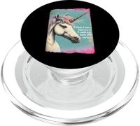 Unicornio: Ojalá Fuera Unicornio para Poder apuñalar a los Idiotas con un Cuerno PopSockets PopGrip para MagSafe