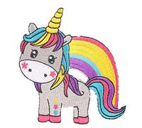 Unicornio Patch 3D Etiqueta Engomada del Logotipo Remiendo del Hierro Parches para La Ropa De La Ropa Remiendo DIY Moda Unicornios para Niños Apliques