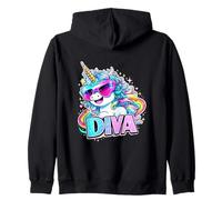 Unicornio Pegasus Diva Sudadera con Capucha