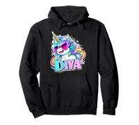 Unicornio Pegasus Diva Sudadera con Capucha