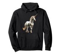 Unicornio Pony Jinete Pony Granja Caballos Montando Sudadera con Capucha
