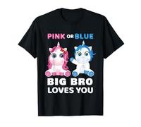 Unicornio Rosa o Azul Big Brother Loves You Camiseta