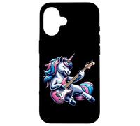 Unicornio Tocando E-Guitarra Mágica Carcasa para iPhone 16