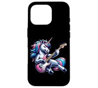 Unicornio Tocando E-Guitarra Mágica Carcasa para iPhone 16 Pro