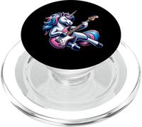 Unicornio Tocando E-Guitarra Mágica PopSockets PopGrip para MagSafe