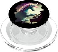 Unicornio Tocando Piano Divertido Pianista Mágico Músico PopSockets PopGrip para MagSafe