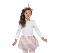 Unicornio Tutú & Diadema Infantil Disfraces de Fantasía Instantáneo Siglos 4-12