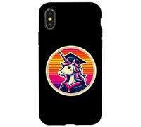 Unicornio Universidad Graduación Graduación Escuela Ni Carcasa para iPhone X/XS